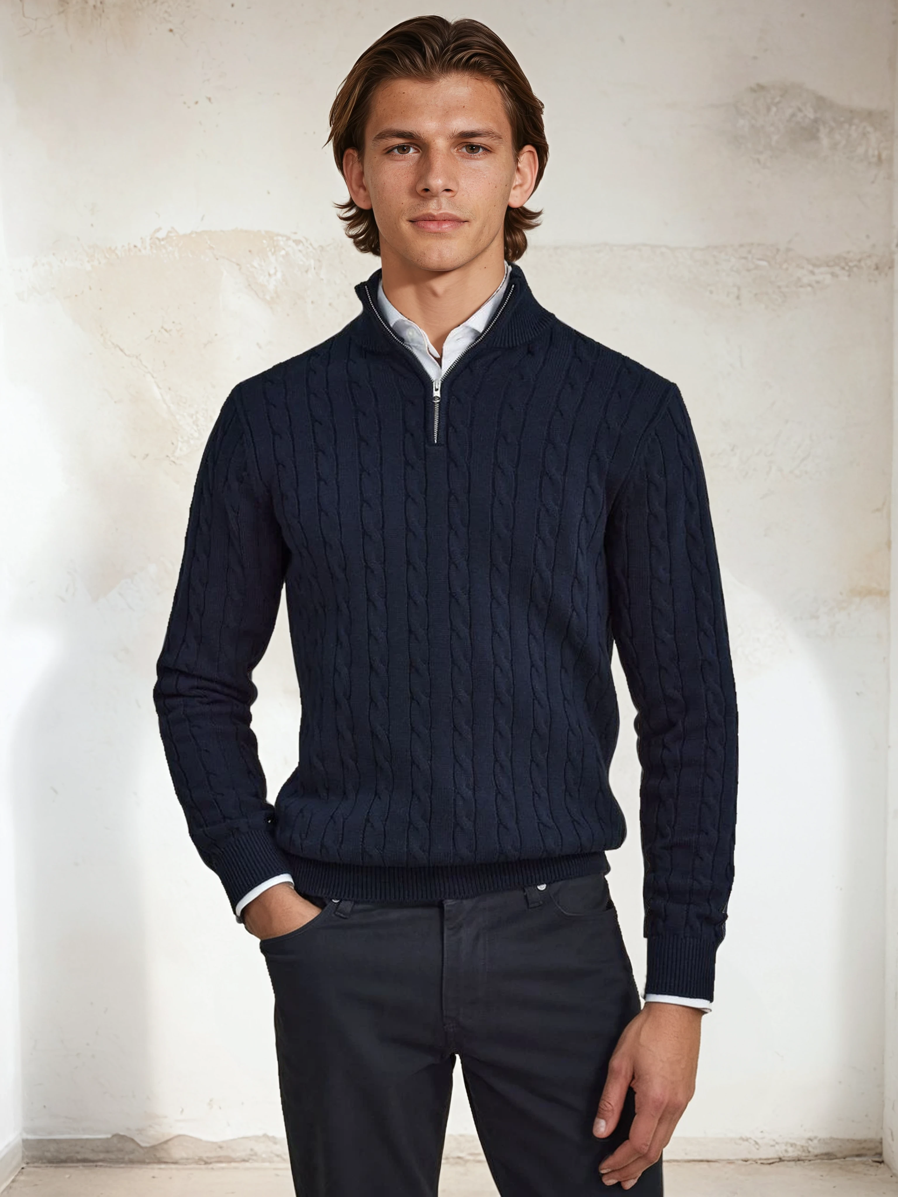 Half-Zip Truien
