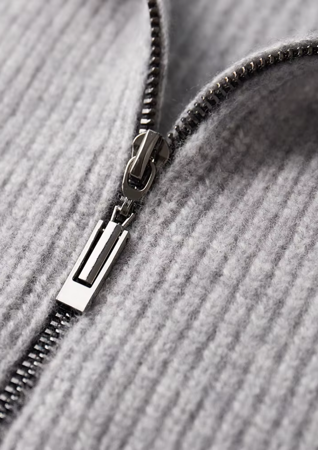 Wollen Vest Heren met Rits | Bréon