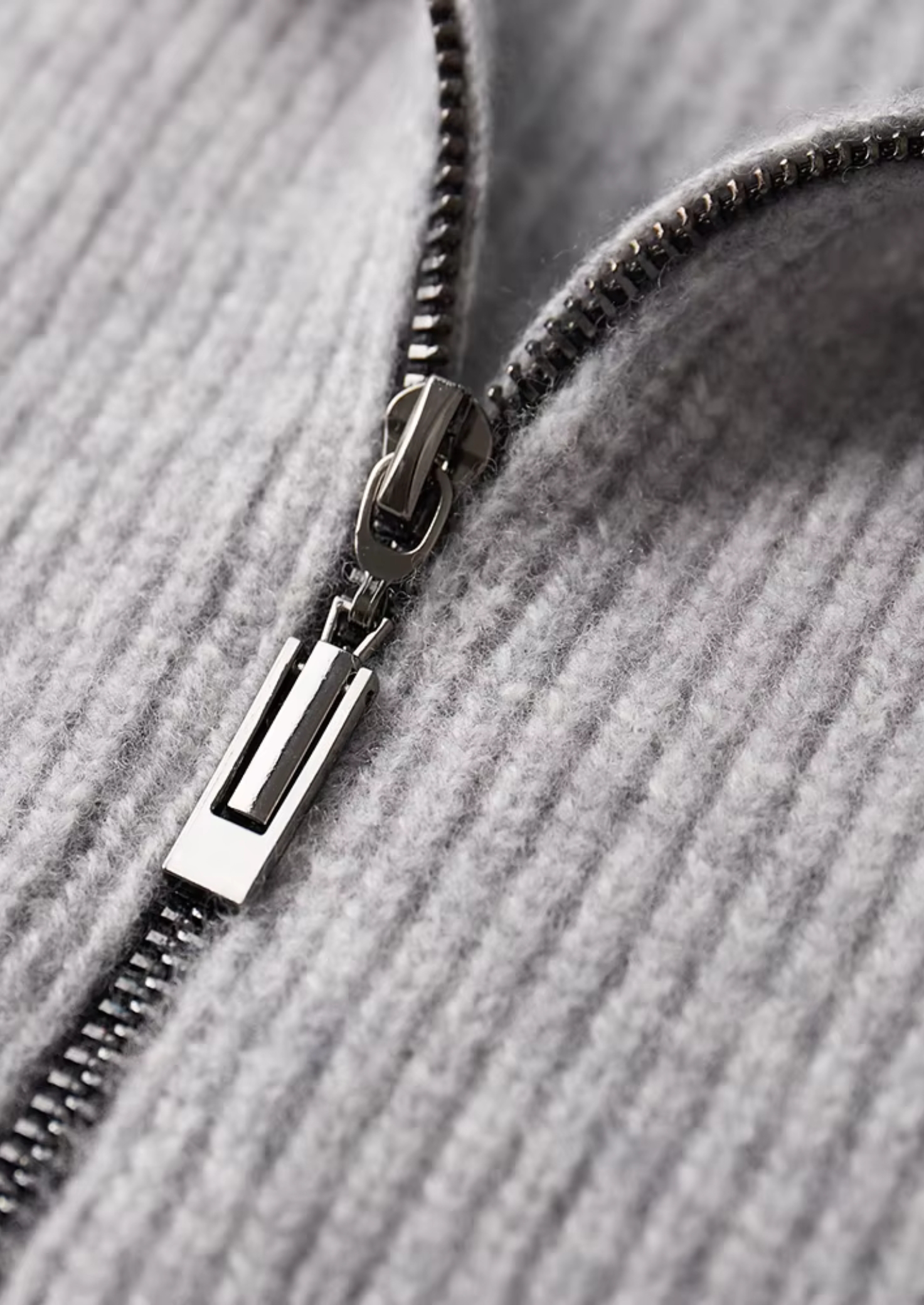 Wollen Vest Heren met Rits | Bréon