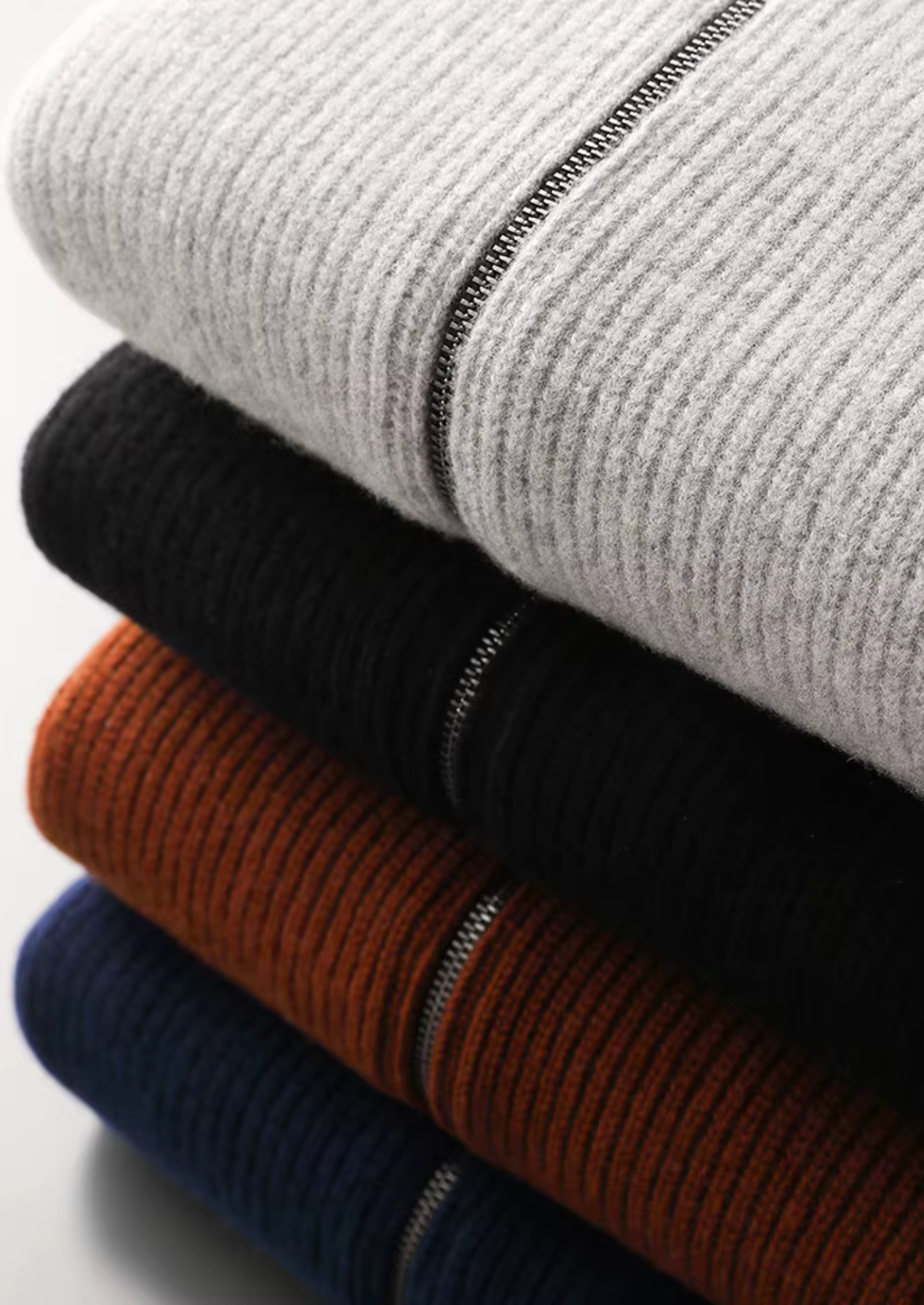 Wollen Vest Heren met Rits | Bréon