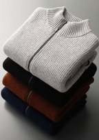 Wollen Vest Heren met Rits | Bréon