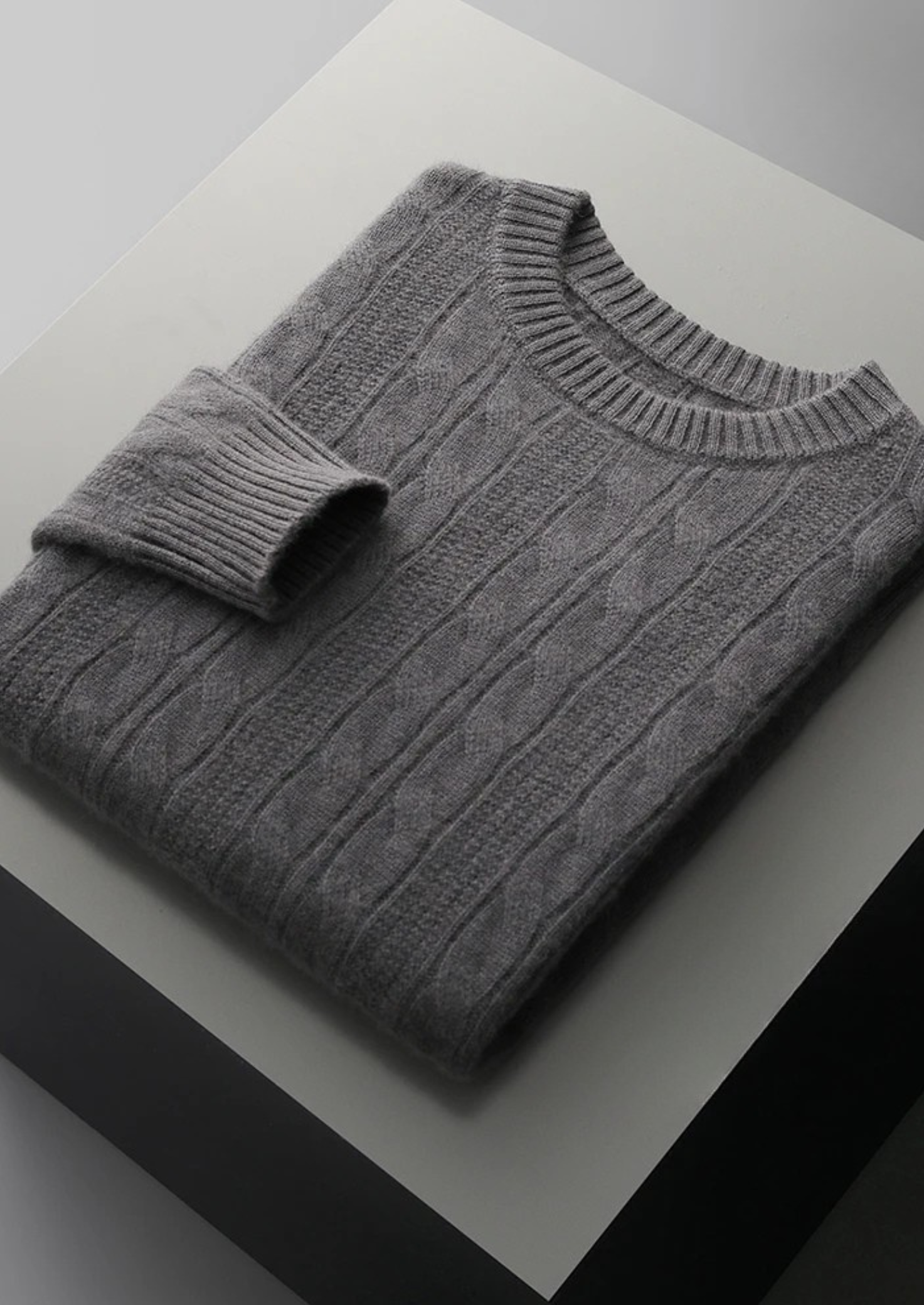 Kabel Crewneck Heren Trui | Eloré