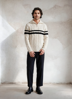 Auréon Half zip trui Heren Donker Grijs