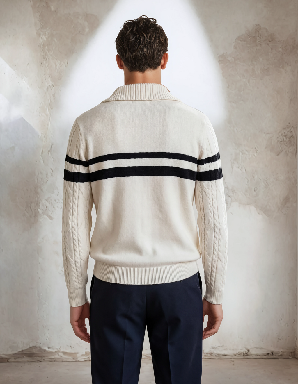 Auréon Half zip trui Heren Donker Grijs