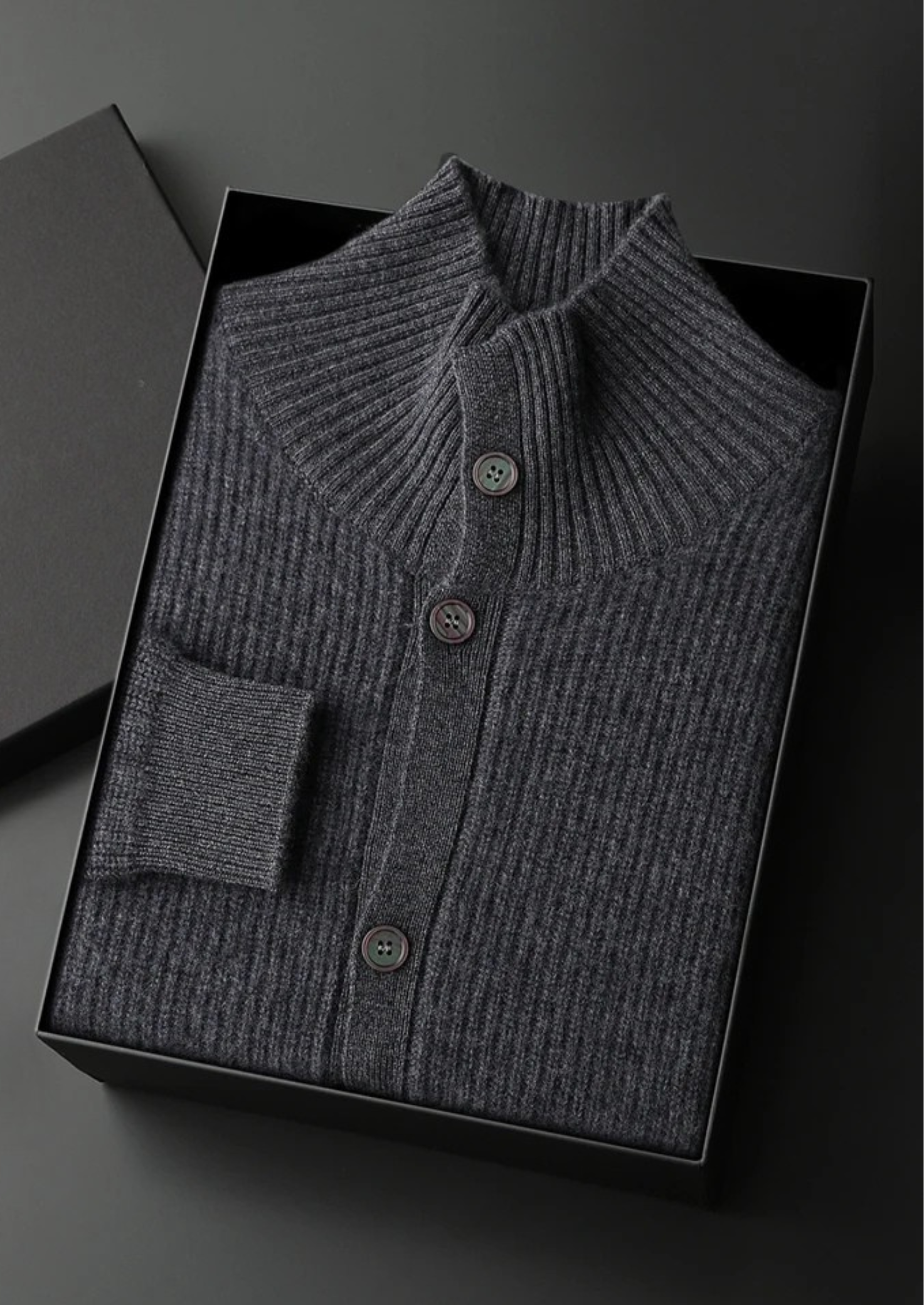 Luxe Cashmere Cardigan Heren | Axel