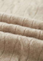 Jacquard Kabel Heren Halp Zip Trui | Montre Knit