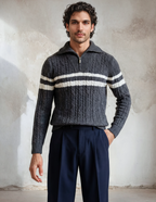 Auréon Half zip trui Heren Donker Grijs