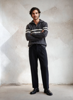 Auréon Half zip trui Heren Donker Grijs