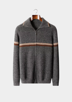 Pure Cashmere Half-Zip Heren | Montreux