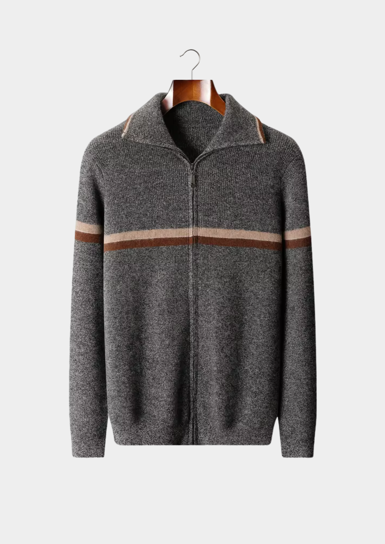 Pure Cashmere Half-Zip Heren | Montreux