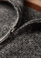 Pure Cashmere Half-Zip Heren | Montreux