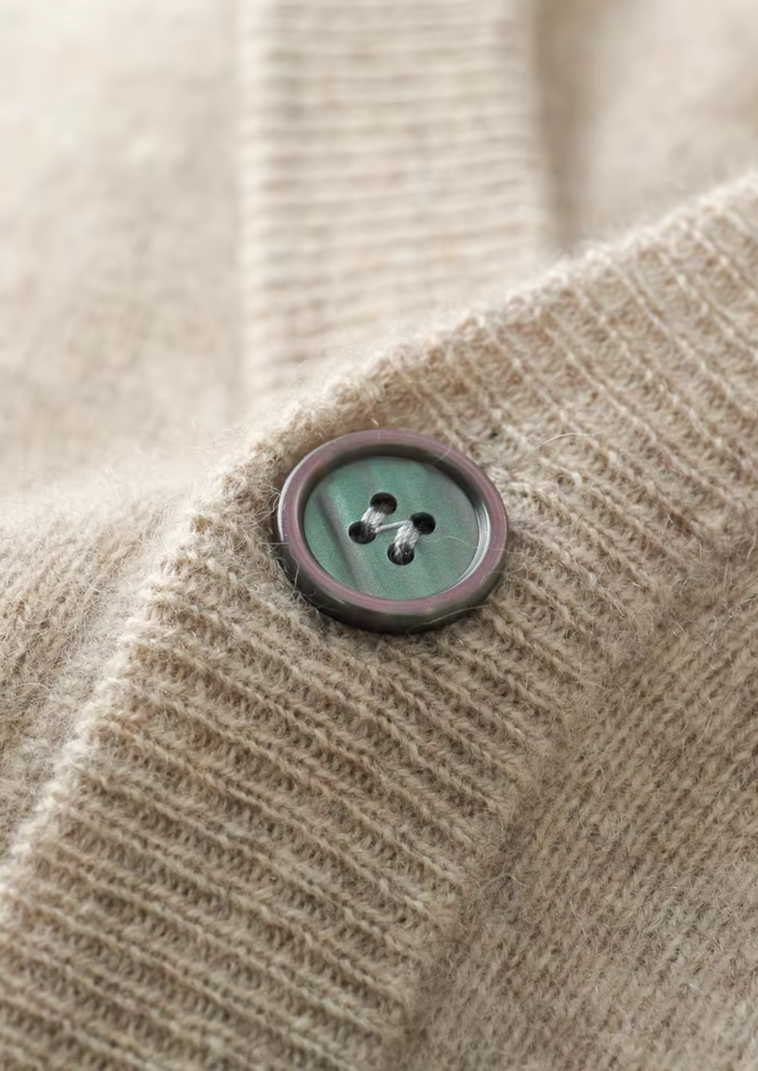 Pure Wollen Cardigan Heren | Classique