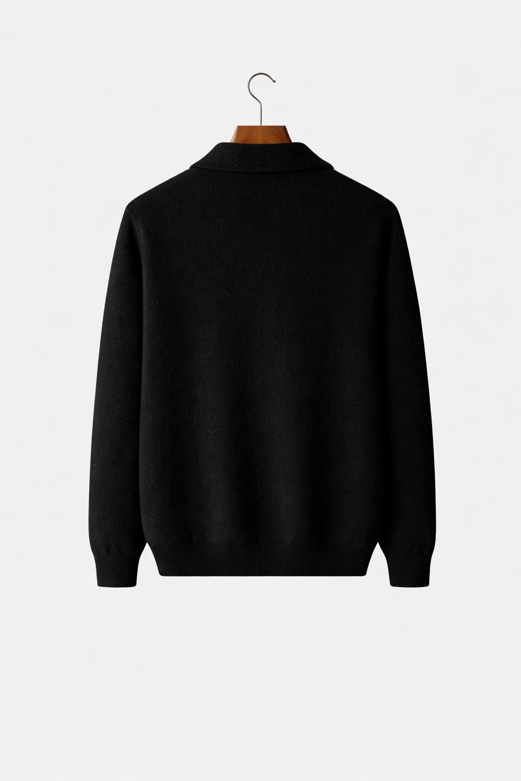 Merinowol Vest Heren met Rits – Noctis