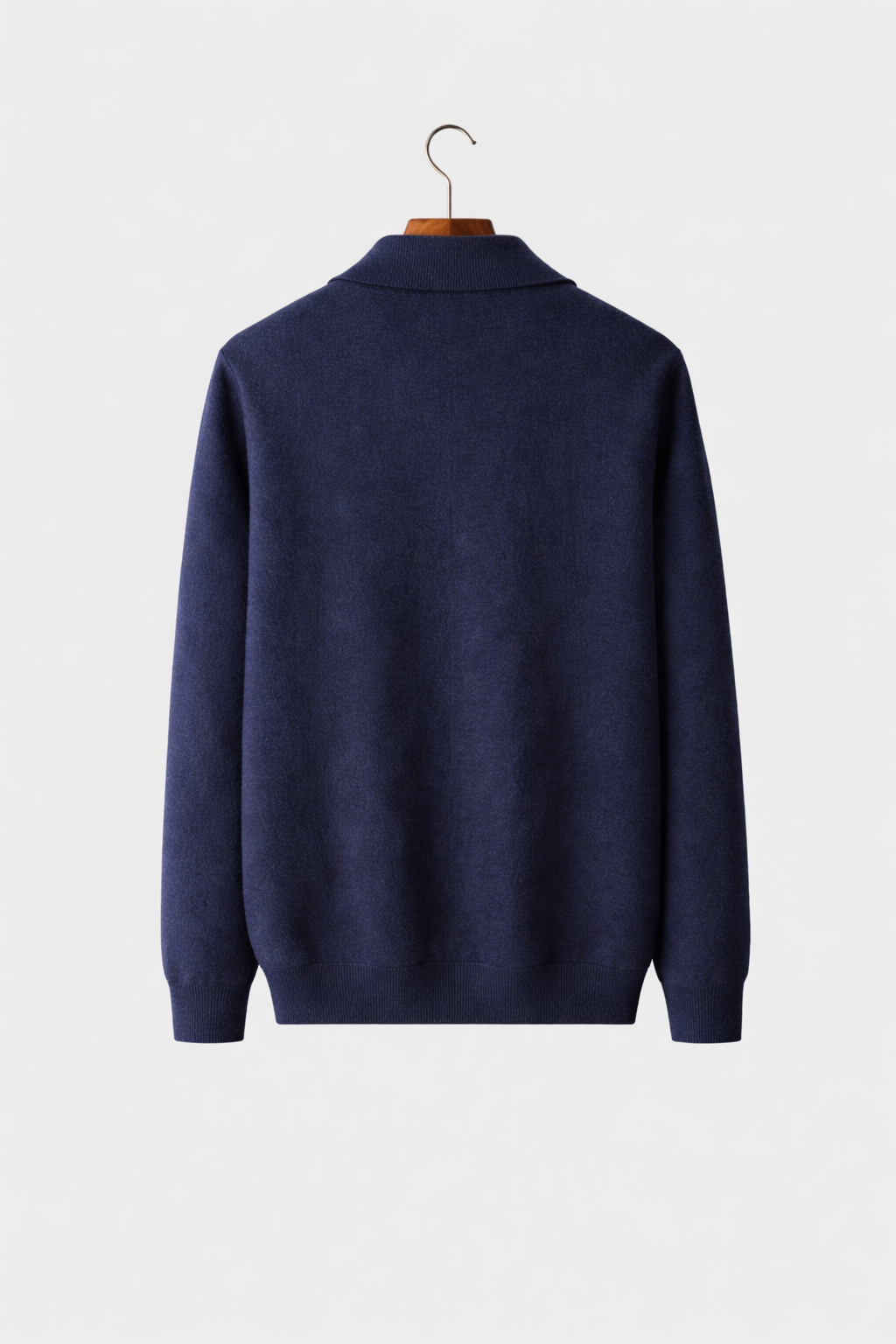 Merinowol Vest Heren met Rits – Noctis