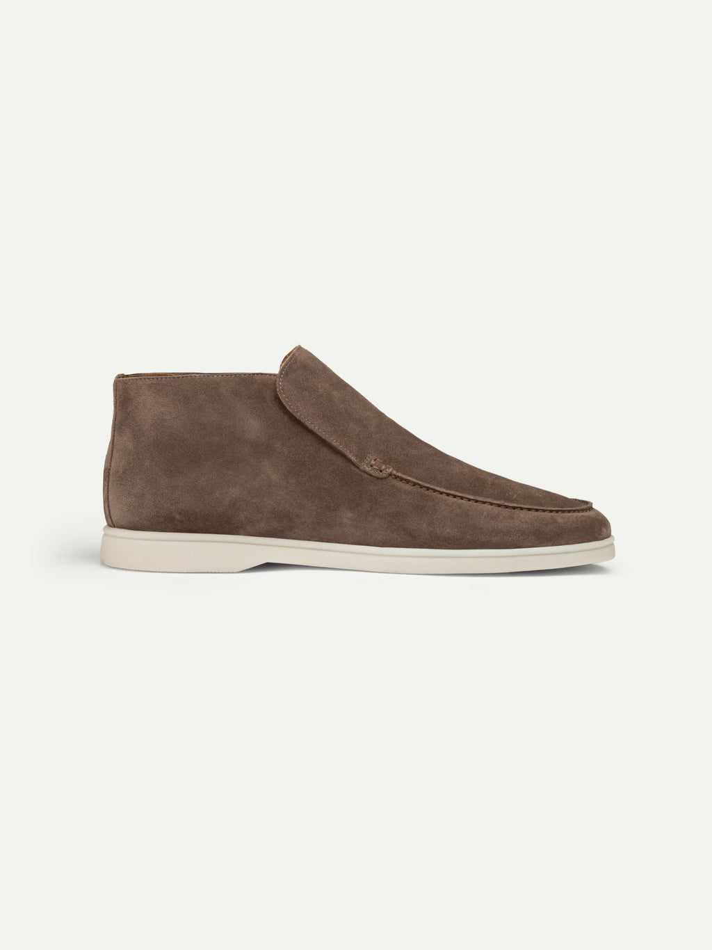 Hoge Suede Couture Heren Loafer - Chestnut
