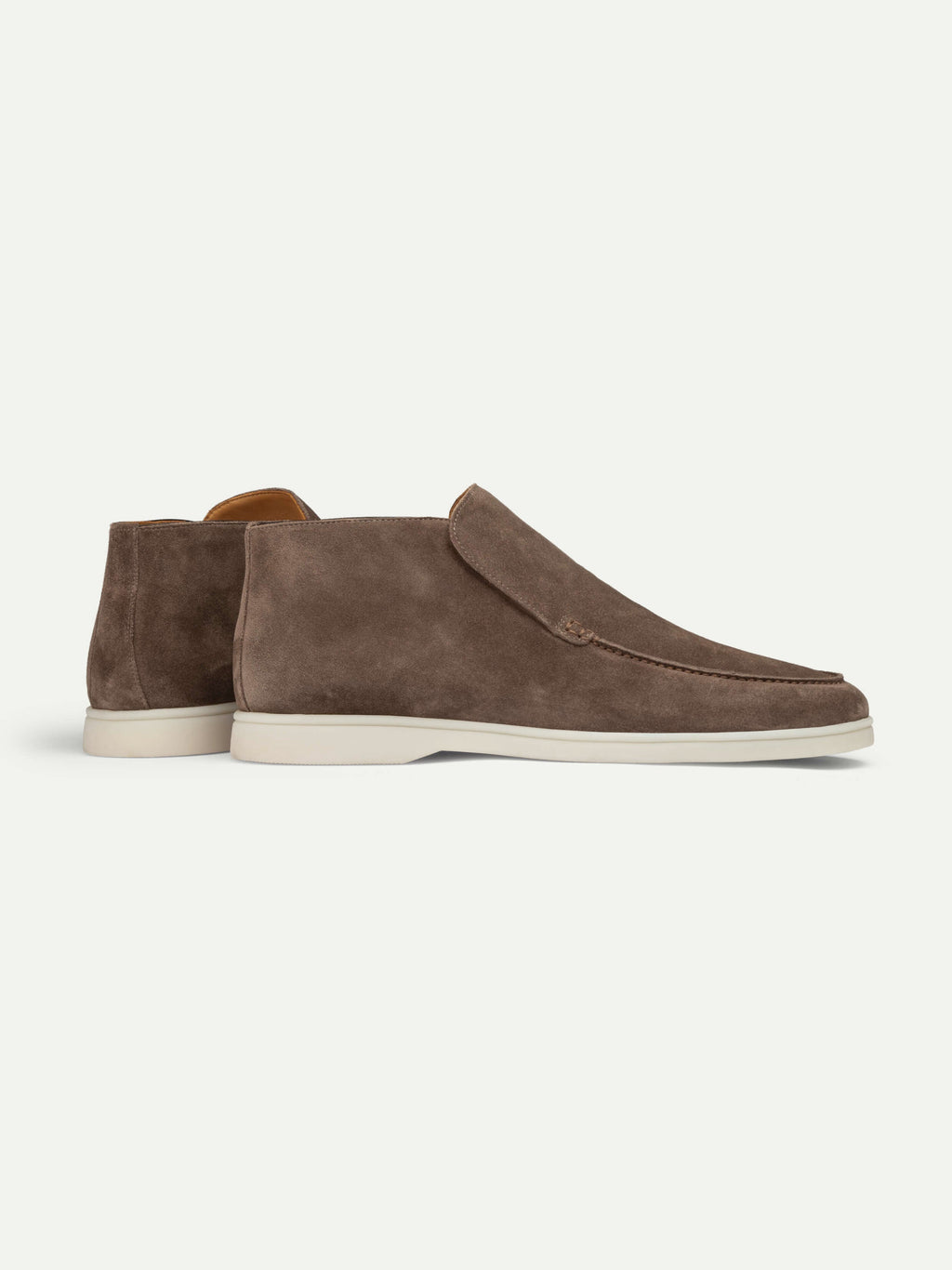 Hoge Suede Couture Heren Loafer - Chestnut