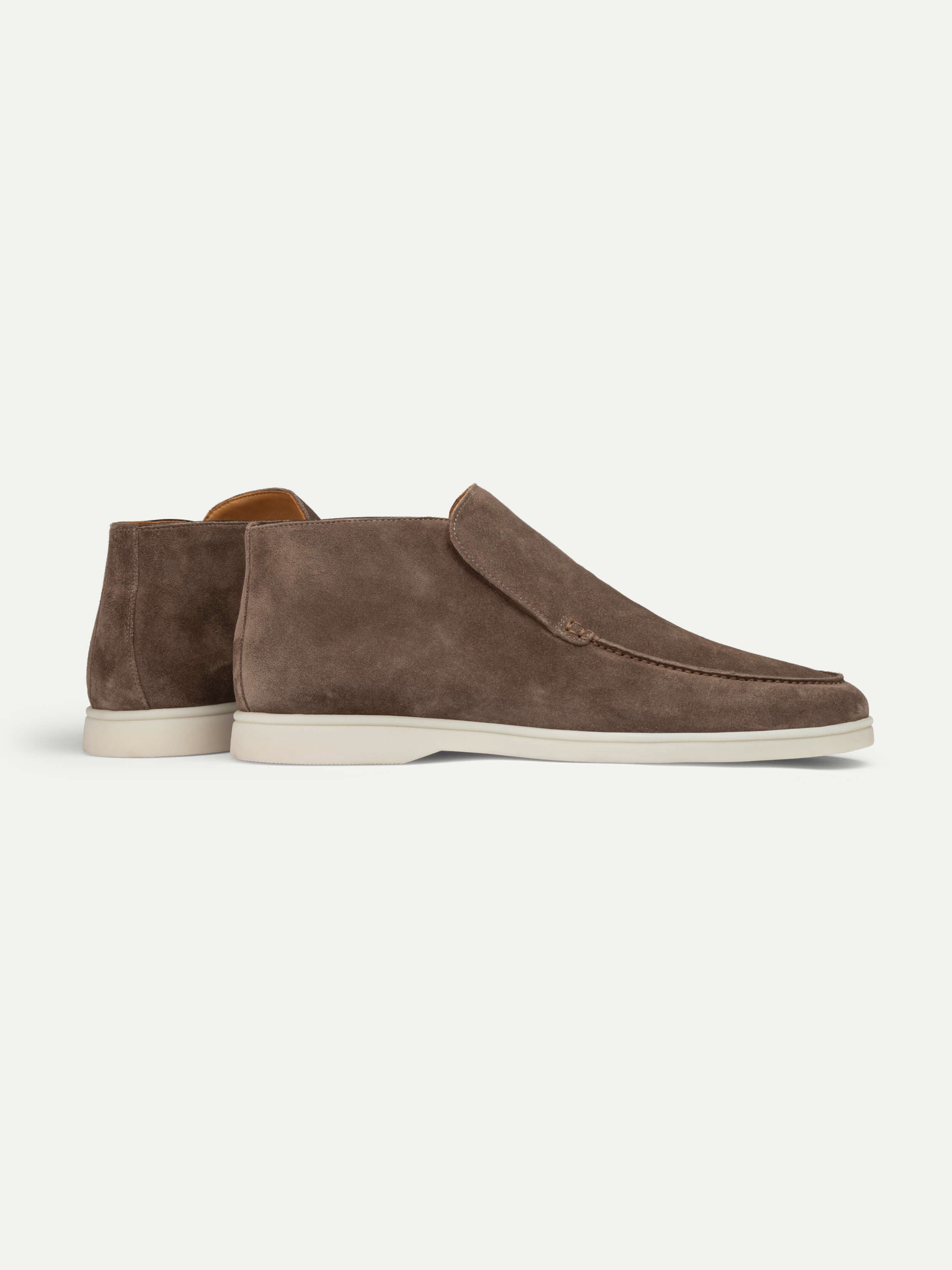 Hoge Suede Couture Heren Loafer - Chestnut