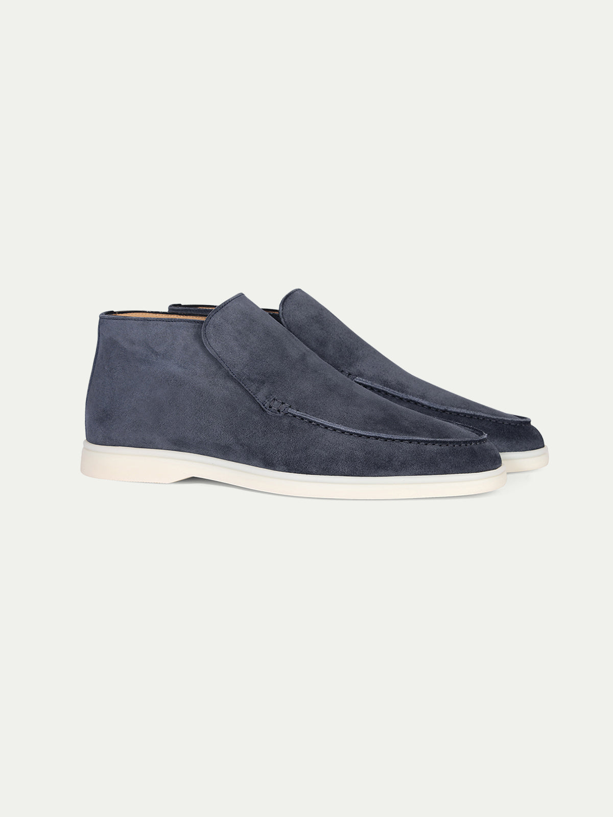 Hoge Suede Couture Heren Loafer - Spijkerblaw