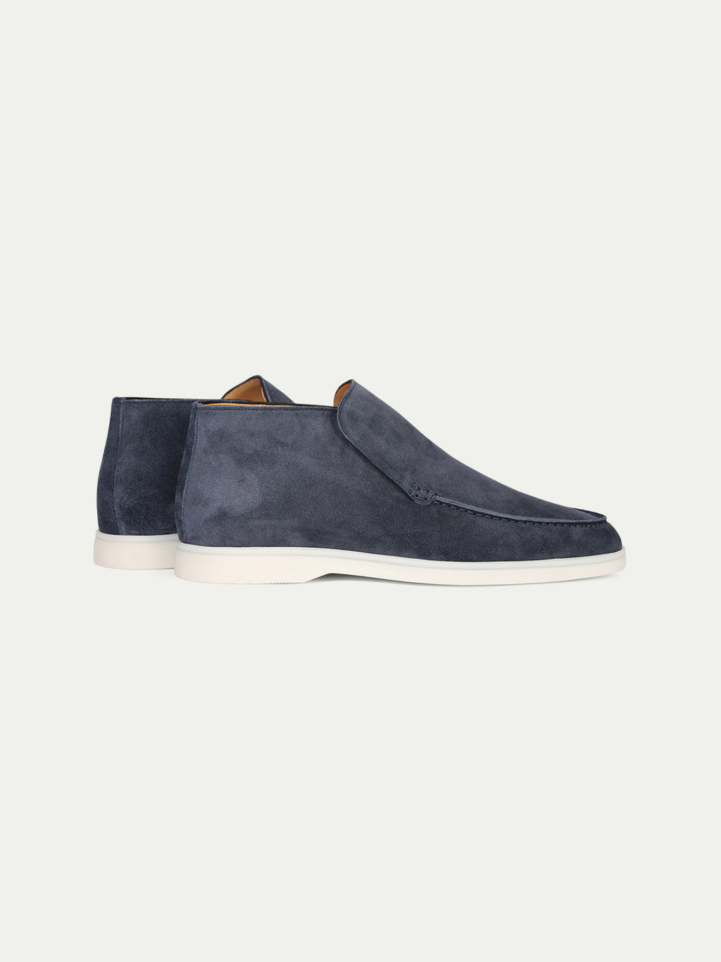 Hoge Suede Couture Heren Loafer - Spijkerblaw