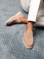 Licht Beige Marina Loafers