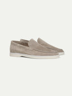 Zilvertaupe Marina Loafers