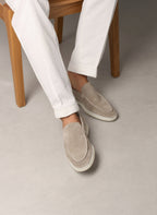 Zilvertaupe Marina Loafers