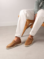 Bruine Marina Loafers
