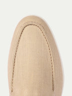 Champagne Marina Linnen Loafers
