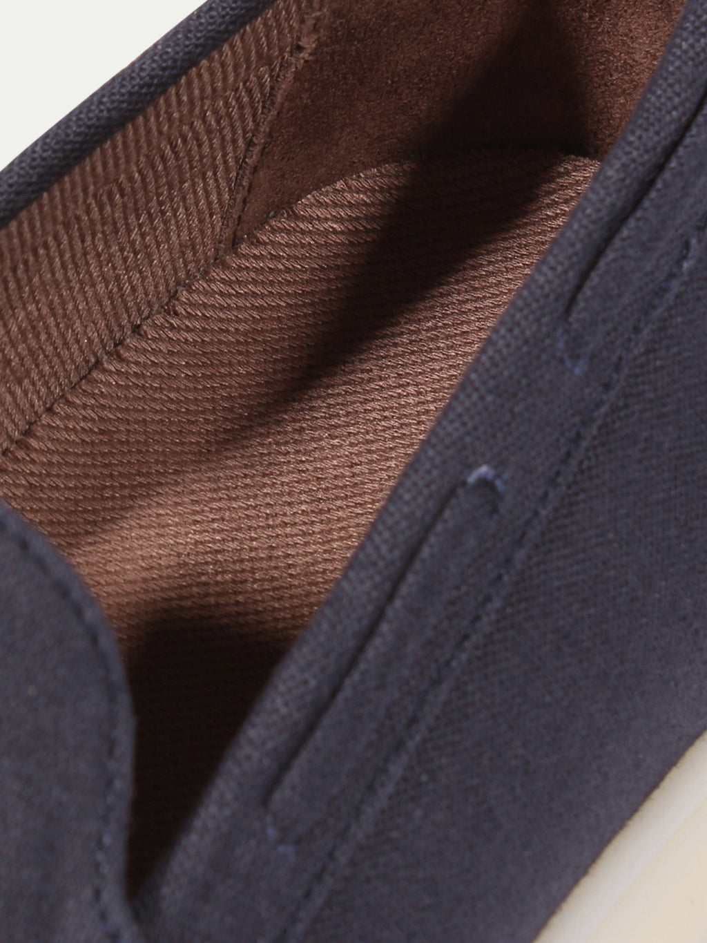 Navy Marina Linnen Loafers